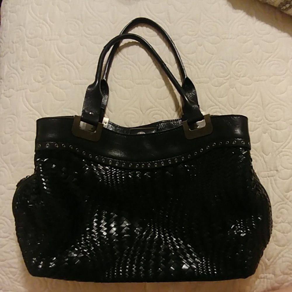 Lg Genuine Leather Satchel Francesco Biasia